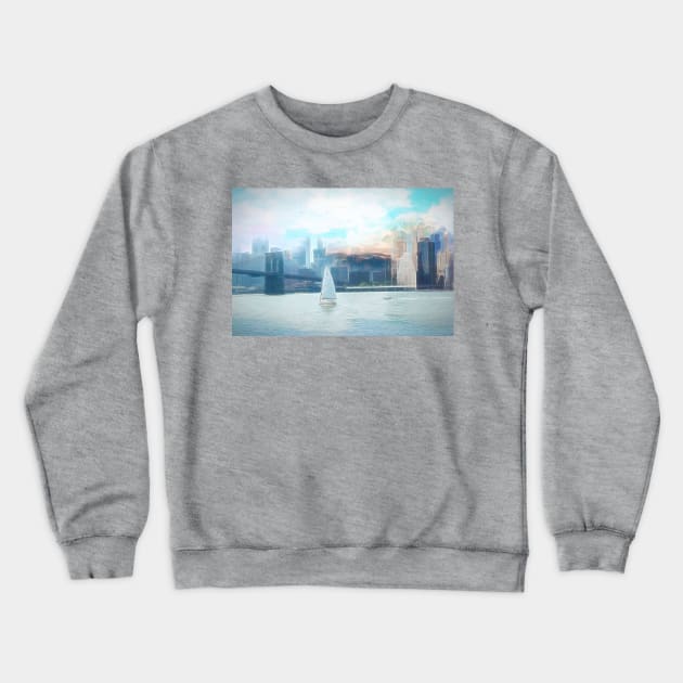 Skyline Crewneck Sweatshirt by jasminaseidl